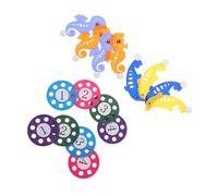 FRCOLOR 2 Juegos De Juguetes De Buceo con Forma De Discos De Agua para Juguetes De Piscina Caballitos De Mar De Baño Discos De Buceo