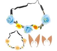 FRCOLOR 2 Juegos De Orejas De Guirnalda Juego De Diadema De Guirnalda 6 Unids/Set Diademas Para Niñas Diademas Para Niñas Orejas De Mujer Accesorios Para El Cabello Para Niñas
