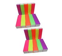 FRCOLOR 2 Juegos de Pulidores de Esmalte de Uñas Herramientas de Manicura Bloques de Esponja para Limar Uñas Bloque de Esponja para Lijar a Mano para Tratamiento de Uñas 10 Unidades