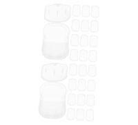 FRCOLOR 2 Juegos Jabón De Viaje Portátil Jabonera Lavado A Mano Rodajas De Jabón Lavado De Manos Rodajas De Suministros De Viaje Pequeña Rebanada De De e 20 cajas * 2