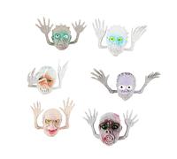 FRCOLOR 2 Juegos Mini Títeres de para Juguete de Mano de de Plástico para y Juego de rol Interacción Padre Hijo para Actividades Creativas y Desarrollo de Habilidades Comunicativas