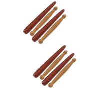 FRCOLOR 2 Juegos Palo De Acupuntura De Madera Varilla De Acupresión De Masaje Única Herramienta De Masaje Palo De De Madera. ador De Acupuntura Varilla De 4 Uds * 2