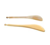 FRCOLOR 2 Juegos Palo De Tendón Palo De Masaje Palos De Acupresión Manuales Plato Masajeador De Cuello Correa Flotante Para Gafas Masajeador Facial Pluma De Acupuntura Cuernos 2 Piezas * 2