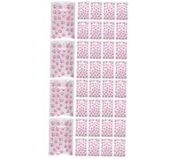 FRCOLOR 2 Juegos Papel De Envolver Bolsas Transparentes Bolsa Rosa Bolsas De Galletas Bolsas De Bolsas De Impresión Bolsas Con Asas Bolsa De Galletas Bolsas Con 50 Uds * 2
