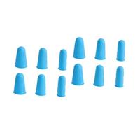 FRCOLOR 2 Juegos Para Dedos Guantes Con Punta De Dedo Dedales Para Reparación Electrónica Dedales Para El Trabajo Sucio Manga De Punta De Dedo Blue 12 Piezas * 2