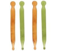 FRCOLOR 2 Juegos Tabla De Masaje Muscular Punto De Presión Palo De Masaje Facial Herramientas De Masaje Portátiles Pluma De Acupuntura Palo De Cara De Acupresión Resina 2 Piezas * 2