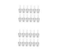 FRCOLOR 2 Juegos Tubos Vacíos De Brillo De Labios Con Forma De Panal Tubos De Tinte Kit De Bálsamos Transparentes Con Forma De Abeja Latas Varita Mini Aceite De Labios 12 piezas * 2
