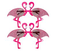 FRCOLOR 2 Pares De Gafas De Flamenco Flamenco Rosa Con Gafas De Sol Festival Playa Mujeres Moda Rave Flamenco Accesorios De Fiesta Luau Verano Diversión LED Fiesta