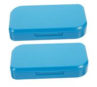 FRCOLOR 2 Piezas 6 De Almacenamiento De Dispensador Organizador De Contenedor De Viaje Sostenedor De La Medicina De Semanales Páginas