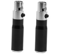 FRCOLOR 2 Piezas Adaptador de Audio XLR Hembra Mini XLR Hembra Pines Pines Conector Plug and Play para Micrófonos y Equipos de Audio de y Duraderas