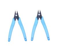 FRCOLOR 2 Piezas Alicates Para Quitar Metales Cortauñas Herramienta De Arte De Uñas Removedor De Joyas De Uñas Accesorios De Arte De Uñas Blue