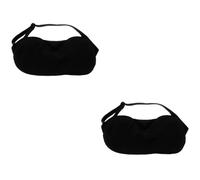 FRCOLOR 2 Piezas antifaz para dormir meditaciones máscara para dormir con los ojos vendados yoga accesorios eye mask for sleeping avión sombras de ojos con los ojos vendados