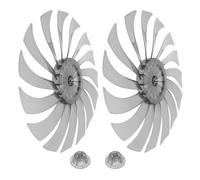 FRCOLOR 2 Piezas Aspa de Ventilador de Pie de Repuesto 14 Pulgadas | Ventiladores de Pared y Hogar, Estable y Silenciosa, Mejora el Flujo, Superficie Lisa sin Rebabas