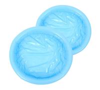 FRCOLOR 2 Piezas Bandejas de Arena Inflables Portátiles Moldeables para Infantiles Piscina Ligera y para Playa y Piscina Desarrollo de Motricidad