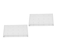 FRCOLOR 2 Piezas Base Del Cabezal De Lijado Pantalla Esmalte De Uñas Tocar Clíper Taladro De Uñas Broca Para Uñas Clavo Gel Pegatinas Equipo Polaco Cortaúñas Consejos Perforar Acrílico