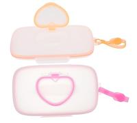 FRCOLOR 2 Piezas bebe tripe limpiar caso dispensador de para baño para bebé Caja organizadora estuche de portátil porta portatil gel de sílice