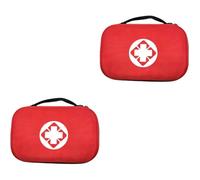 FRCOLOR 2 Piezas Bolsa de Primeros Auxilios Equipo Bolsa más Bolsas Bolso de Mano medicamento Emergency Kit Sacos para escombros Bolsa Medica vacia Caso portátil Largo Eva