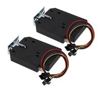 FRCOLOR 2 Piezas Cerradura Eléctrica Inteligente para Puertas Pequeñas y Armarios Tecnología de Pestillo Eléctrico y Diseño Moderno sin Cable, Adecuado para Oficinas y Lugares de Trabajo