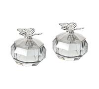 FRCOLOR 2 Piezas Copa De Uñas Polaco Taza De Líquido De Uñas Herramienta De Arte De Uñas Equipo Tazón Para Polvo Gel Tazón De Recortadora Cortaúñas Tapa Clavo Grey Vidrio