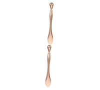 FRCOLOR 2 Piezas cuchara de masaje para crema de ojos kit de maquillaje kit maquillaje arco cosmético cuchara de crema palo de masaje Perder utensilio para aplicar algo Aleación de zinc