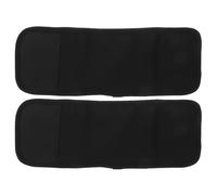 FRCOLOR 2 Piezas Envoltura de Aceite de Ricino para Pies Reutilizables Negra Ayuda Portátil para Dormir Vendaje Suave de Aceite de Ricino para Pies