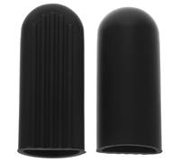 FRCOLOR 2 Piezas Funda Protectora de Silicona Resistente a Deformaciones y Antideslizante para Soporte de Pie de Scooter Eléctrico Adecuado para Uso Urbano