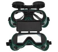 FRCOLOR 2 Piezas Gafas de Soldadura Diseño Abatible y Recubrimiento Antiarañazos, Protección Ocular Industrial para Soldadores en Trabajos de Soldadura y Bronceado Varios estilos