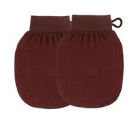 FRCOLOR 2 Piezas Guantes Exfoliantes Reutilizables para Ducha de Microfibra para Exfoliación Profunda Manopla de Spa para Cuidado Corporal Efecto Limpiador y Suavizante