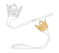 FRCOLOR 2 Piezas Hamster Celebration Headwear Crown Ultralight Small Animal Costume Tiara For Birthday Parties and Photo Props and