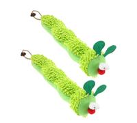 FRCOLOR 2 Piezas Juguete de Peluche para Gato con Hierba Gatera, Oruga | Gatitos de Interior y Exterior, Diseño Adorable, Apto para Morder y Rascar, Formato Almohada