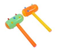 FRCOLOR 2 piezas Juguetes Inflables de PVC Coloridos Martillos Hinchables Divertidos para Niñas para Exteriores y Fiestas Regalo Sorpresa con Colores Aleatorios Color Color Aleatorio