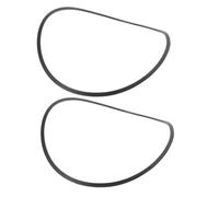 FRCOLOR 2 Piezas Junta de Goma Negra para Base Hidráulica de Sillón de Peluquería, Resistente al Desgaste y Fácil de Limpiar, Adecuado para Protección del Suelo en Salones