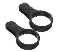FRCOLOR 2 Piezas Manguito de Anillo para Escalera Telescópica Negra de Abs Resistente al Envejecimiento y Agrietamiento, Accesorio para Mantenimiento y Proyectos en Altura