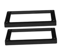 FRCOLOR 2 piezas Marco de Pastillas de Guitarra Eléctrica Juego Repuesto Duradero y Ligero para Pastillas Humbucker Instalación y Desmontaje Compatible con Guitarras Eléctricas
