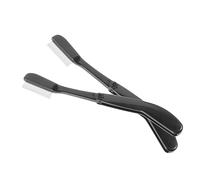 FRCOLOR 2 Piezas máscara bigudí accesorios femeninos Limpiador de extensiones dúo kit de maquillaje kit maquillaje herramienta de maquillaje peine de pestañas peine para cejas el plastico