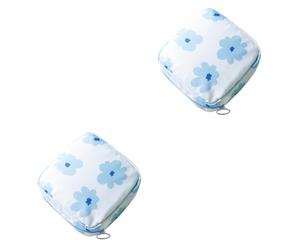 FRCOLOR 2 Piezas monedero bolsas de tampones bolsa de tampones bolsas de servilletas bolsa de cartera pequeña para niñas bolsa de almacenamiento de toallas sanitarias