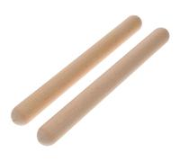 FRCOLOR 2 Piezas Palos de Percusión de Madera para Unidades Instrumento Musical Educativo para Desarrollo de Ritmo Superficie Lisa y Segura Accesorios para Educación Temprana