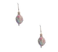 FRCOLOR 2 Piezas Pelota de cepillada para Loros Bolas de Mimbre para Loros Juguetes de Pollo para gallinas Juguetes Loros Bolas de para Mascotas Juguete para Masticar Loro