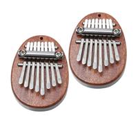 FRCOLOR 2 Piezas Piano de Pulgar de Madera Maciza de Mini Piano de Dedo Kalimba Kalimba para Principiantes Casa o Escuela