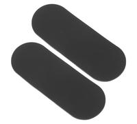 FRCOLOR 2 piezas Protector de Aro de Bombo Almohadillas Antideslizantes de Silicona para Parche de Batería Protección Repuesto para Pedal y Extensión de Vida del Tambor
