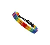 FRCOLOR 2 Piezas pulsera favores de la fiesta del arco iris pulseras de colores para eventos muñequera pulsera para gay cadena de muñeca para lesbianas pulsera de hombre gay