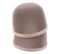 FRCOLOR 2 Piezas Rejilla del Micrófono de Malla Metálica Cubierta de Micrófono Accesorio para Estudio Ktv Actuación Escenario