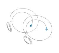 FRCOLOR 2 Piezas Reloj Lupa Anillo Acero Lupa para Relojes Kit De Herramientas De Ajuste De Reloj Ver Pinzas El Relojero Ciego Lupa De Relojero Herramientas De Joyero Planchar Silver