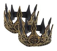 FRCOLOR 2 Piezas Suave 3d Real De Príncipe Completo Del Rey Real Tocados Medievales Reales Disfraz De Rey Medieval Diadema De Medieval De Reina Hombre Antiguo Vestir