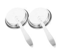 FRCOLOR 2 Piezas Tapón para Apagar Velas de Acero Inoxidable con Diseño de Mango, Cubre Vela para Extinguir Llama sin Cera, Accesorio Práctico para Hogar Varios Estilos