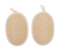 FRCOLOR 2 Piezas Toalla de Baño de Lufa Esponjas de Lufa Exfoliante Corporal Baño Exfoliante de Espalda