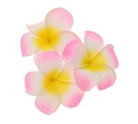 FRCOLOR 2 Piezas Tocado De Novia Tocado De Boda Para Novia Peine Lateral De Novia Accesorios Para El Cabello Para La Novia Tocado De Frangipani Flor De Pelo Hawaiano Tocado De Flores Rosa