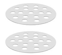 FRCOLOR 2 placas redondas de hierro para separar carbón vegetal, 5,7 | Rejillas para parrilla de brasero, diseño de placa redonda, fácil instalación, perfectas para braseros, accesorio versátil