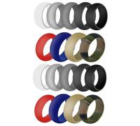 FRCOLOR 2 Series Anillos De Silicona Deportivos Para Aleatorios Para Actividades Aire Y Ejercicios Seguros Y Cómodos Color Aleatorio 9 Piezas*2