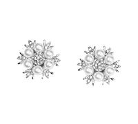 FRCOLOR 2 Series Hebilla De Perla Señoras Clips De Zapatos Nupcial Clip De Zapatos Decoraciones De Bodas Pinzas Para Zapatos De Novia Pinzas Decorativas Para Zapatos Abs. Plata 2 Piezas*2